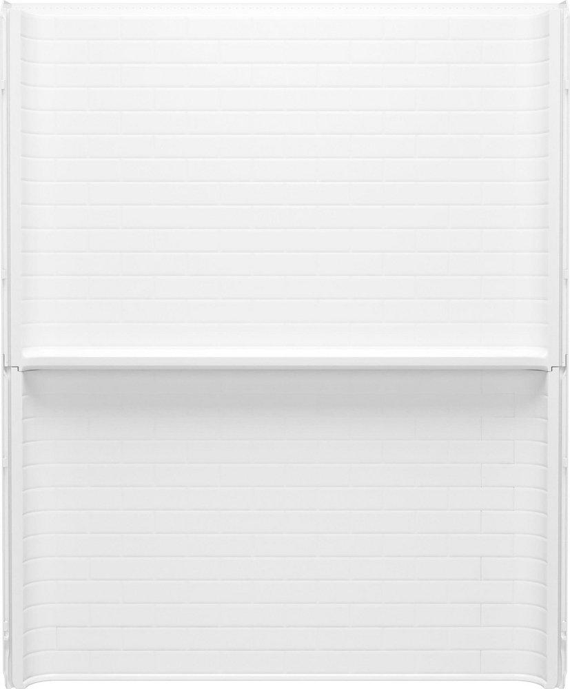 60 in. Subway Tile Shower Back Wall 