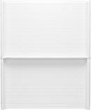 60 x 72-1/4 in. Shower Back Wall in White