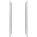 34 in. Subway Tile Shower End Wall Set 