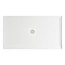 64 in. x 36 in. Shower Base with Center Drain in White - Drain Included image number 0