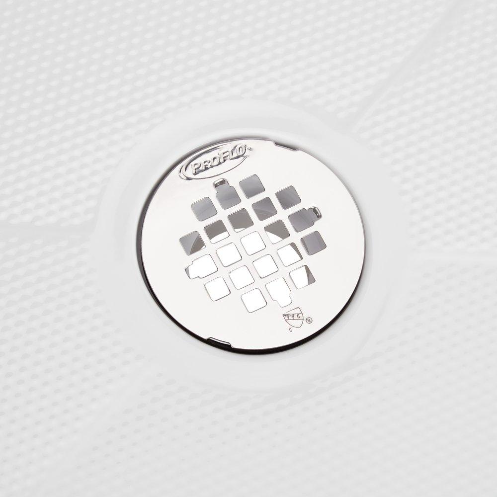 64 in. x 36 in. Shower Base with Center Drain in White - Drain Included image number 1