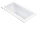 MTI Baths Matte White 60 x 31-1/2 in. Soaker Drop-In Bathtub Left and Right Drain 