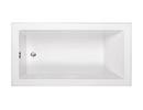 MTI Whirlpools&reg; White 60 x 30 in. Soaker Drop-In Bathtub Left and Right Drain 