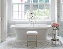 72 x 35 in. Freestanding Bathtub with Center Drain in White 