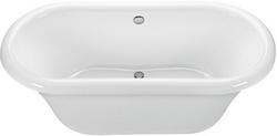 72 x 35 in. Freestanding Bathtub with Center Drain in White