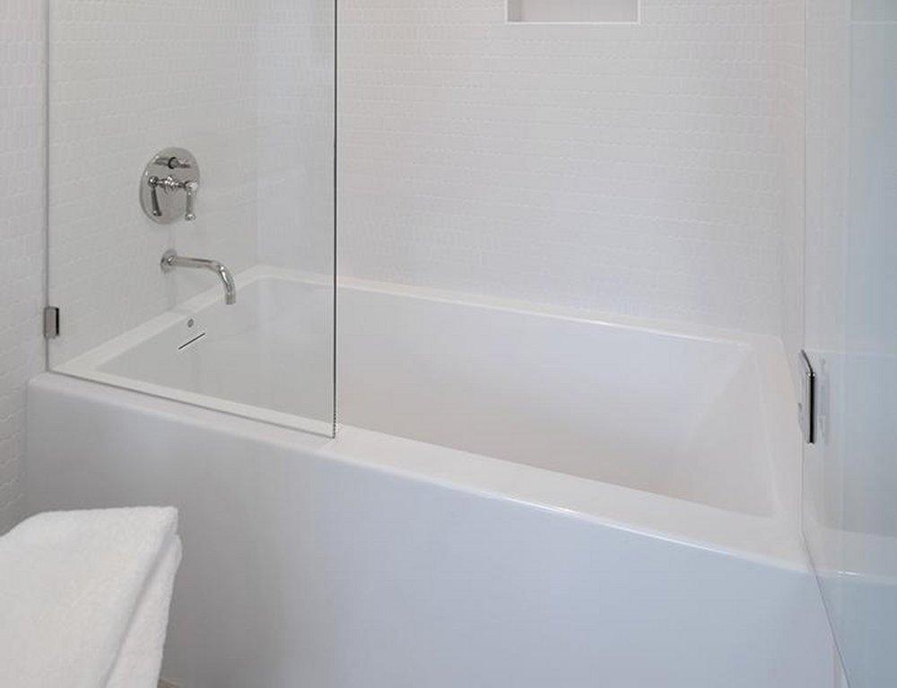 MTI Baths White 60 x 30 in. Soaker Alcove Bathtub in White 