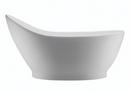 SAVOY SCULPTURESTONE FREESTANDING SOAKER WITHOUT PEDESTAL - MATTE WHIT 65x34.25