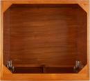 *CVR* 24 NOVAK TEAK VANITY WITH RECTANGULAR UNDERMOUNT SINK NATURAL TEAK CARRARA SINGLE HOLE 