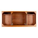 *CVR* 48 NOVAK TEAK VANITY WITH RECTANGULAR UNDERMOUNT SINK NATURAL TEAK ARCTIC WHITE WIDESPREAD 