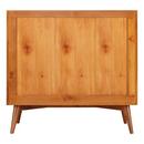*CVR* 36 NOVAK TEAK VANITY WITH RECTANGULAR UNDERMOUNT SINK NATURAL TEAK FEATHERED WHITE WIDESPREAD 