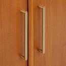 *CVR* 60 NOVAK DOUBLE TEAK VANITY WITH UNDERMOUNT SINKS NATURAL TEAK ABSOLUTE BLACK WIDESPREAD 