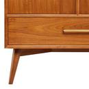 *CVR* 60 NOVAK DOUBLE TEAK VANITY WITH UNDERMOUNT SINKS NATURAL TEAK ABSOLUTE BLACK WIDESPREAD 