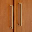 *CVR* 60 NOVAK DOUBLE TEAK VANITY WITH RECT UNDERMOUNT SINKS NATURAL TEAK ABSOLUTE BLACK NO HOLE 