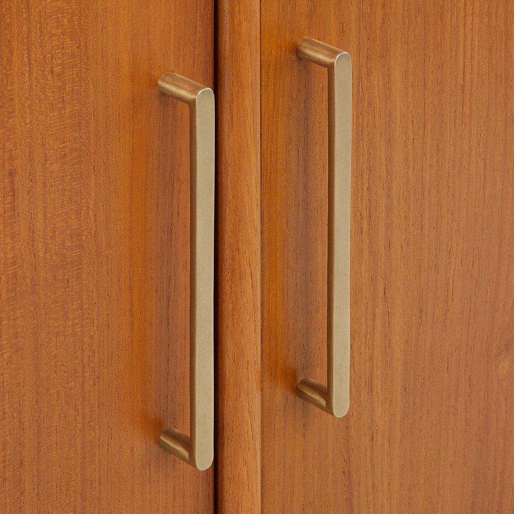 *CVR* 60 NOVAK DOUBLE TEAK VANITY WITH RECTANGULAR UNDERMOUNT SINKS NATURAL TEAK CARRARA WIDESPREAD 