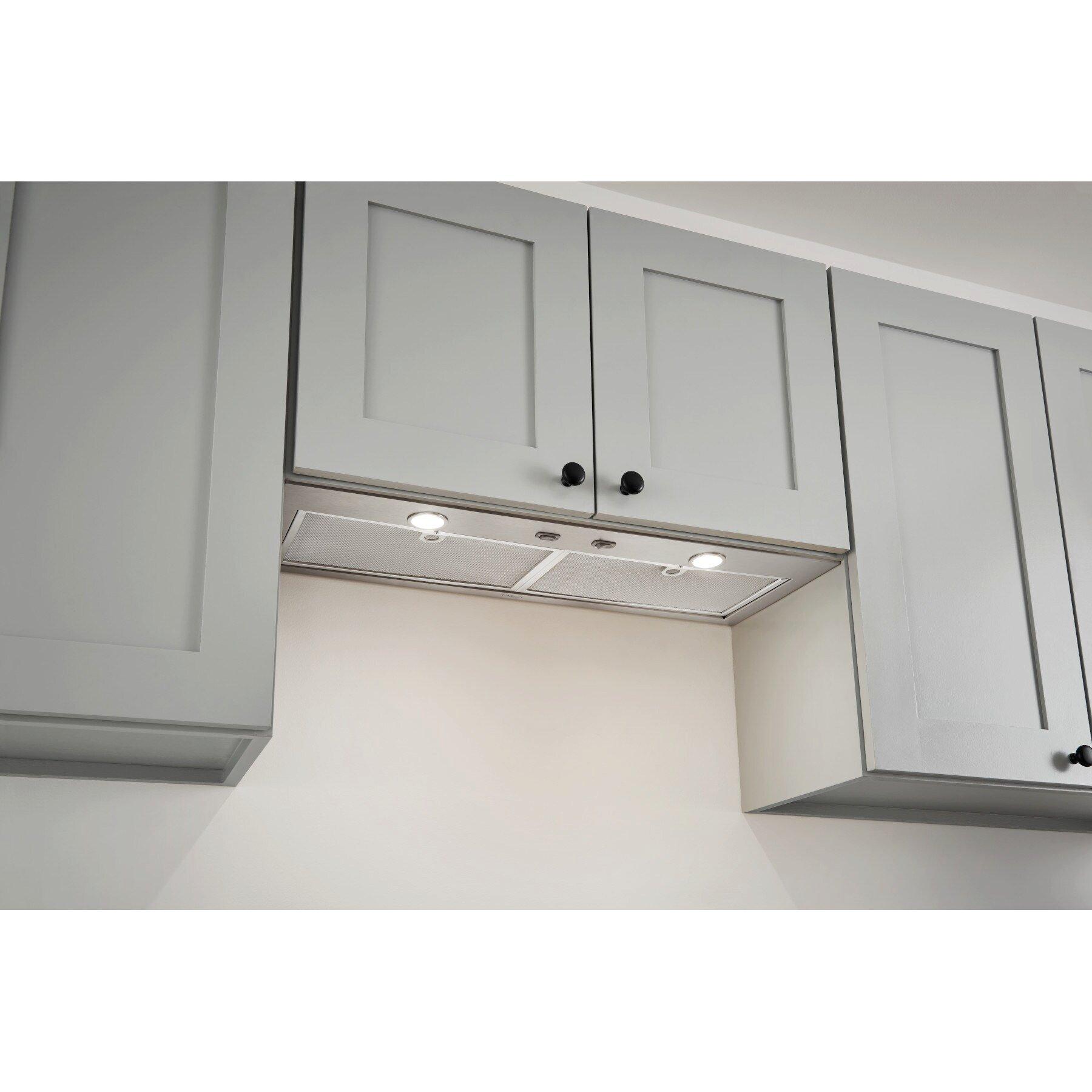 Broan-NuTone Stainless Steel 11-7/16 x 2-13/16 x 29-7/8 in. 300 CFM Ducted Built-in Hoods & Vent 