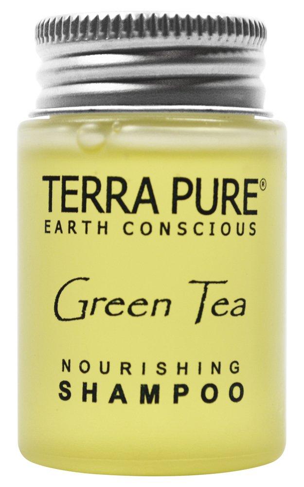 SHAMPOO - 1 OZ/30 ML JAM JAR NICKEL TERRA PURE GREEN TEA 