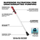 Milwaukee&reg; 540 gal 9 gpm Transfer Pump 