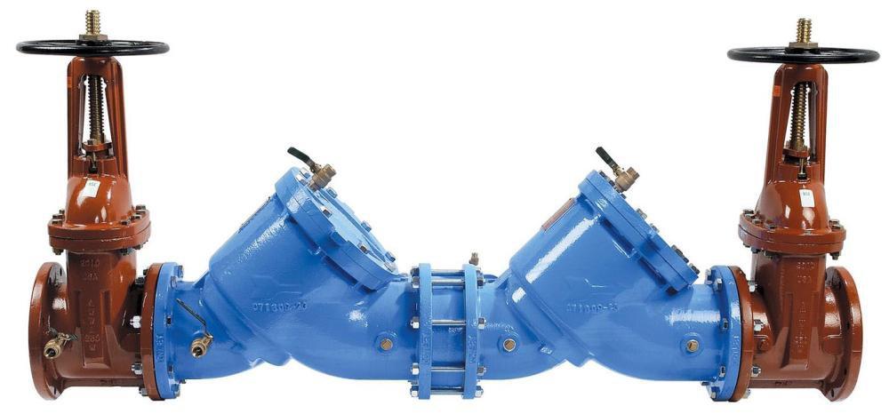 8 in. Cast Iron Reduced Pressure Backflow Preventer with Outside Stem & Yoke Shutoff 
