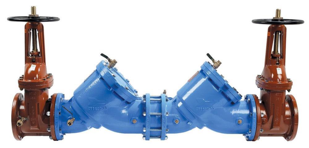 8 in. Cast Iron Reduced Pressure Domestic Backflow Preventer with Outside Stem & Yoke Shutoff 