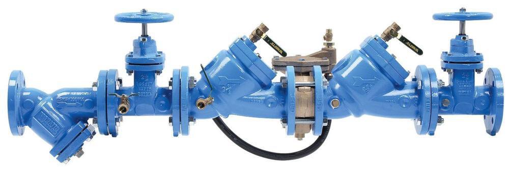 *CVR* 3 IN CAST IRON REDUCED PRESSURE ZONE BACKFLOW PREVENTER ASSEMBLY NRS SHUTOFF VALVES FDA EPOXY COATED STRAINER ARMORTEK COATING BACKFLOW FLOOD SENSOR 