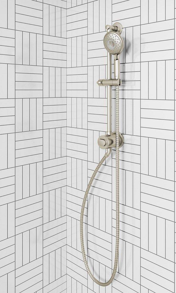 American Standard Brushed Nickel Shower Rail 