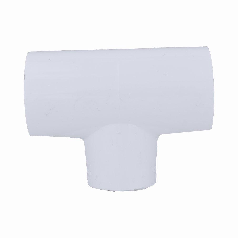 White PVC Schedule 40 Tee 