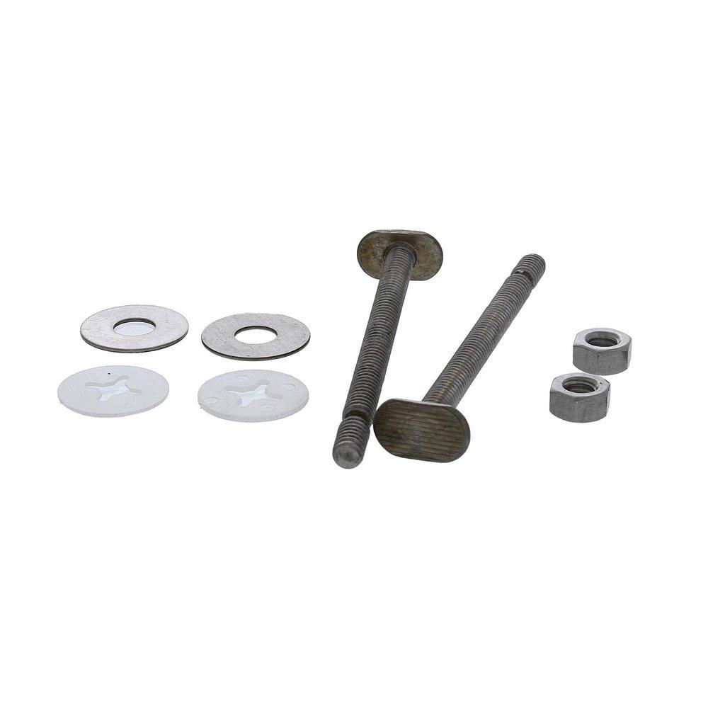 1/4 in. x 3-1/2 in. Premium Snap-Off Style Stainless Steel Closet Bolts with Retainers 