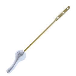 Chrome Plated Tank Trip Lever with 8 in. Brass Arm, Metal Spud and Nut