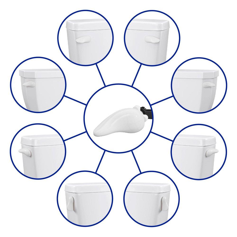 White Universal Tank Lever 