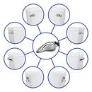 Chrome Plated Universal Tank Lever 