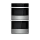 30 x 23-1/4 in. 20A 10 cu. ft. Drop Down Built-in and Wall Mount Double Oven in Stainless Steel