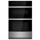 27 x 23-1/4 in. 5.7 cu. ft. 40A Drop Down Combo Oven in Stainless Steel