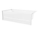 60 in. x 30 in. Soaker Alcove Bathtub with Right Drain in White