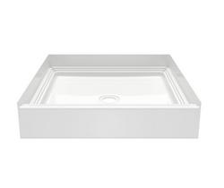 36 in. x 36 in. Shower Base with Center Drain in White