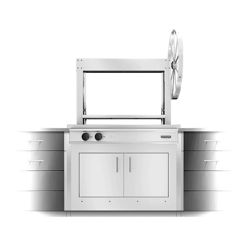 Kalamazoo Outdoor Gourmet 32-13/100 x 78-3/4 in. 48000 BTU 2-Burner Built-In Grill 