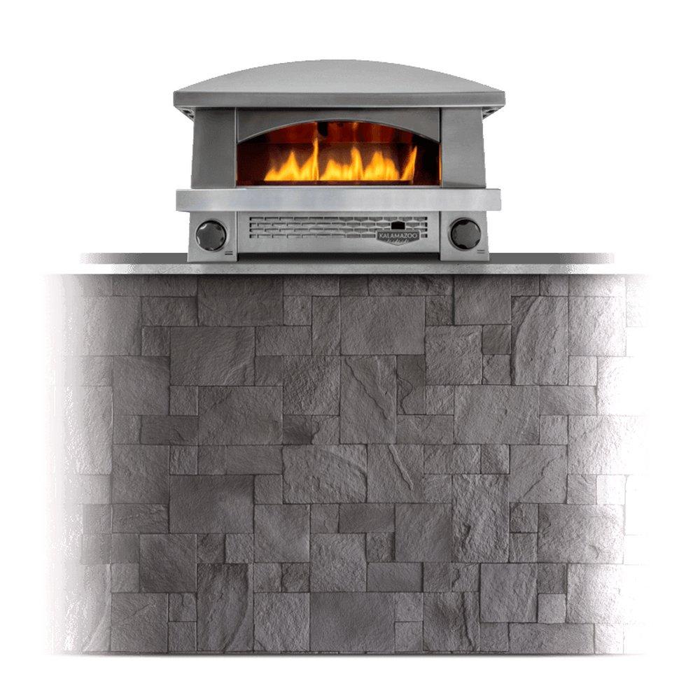 *CVR* GAS-FIRED ARTISAN FIRE PIZZA OVENCOUNTERTOP MODEL. CONFIGURED FOR BULK LIQUID PROPANE. MARINE-GRADE STAINLESS STEEL. 