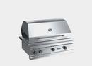 30-1/2 x 29-1/2 in. 72000 BTU 3-Burner Natural Gas Built-In Grill