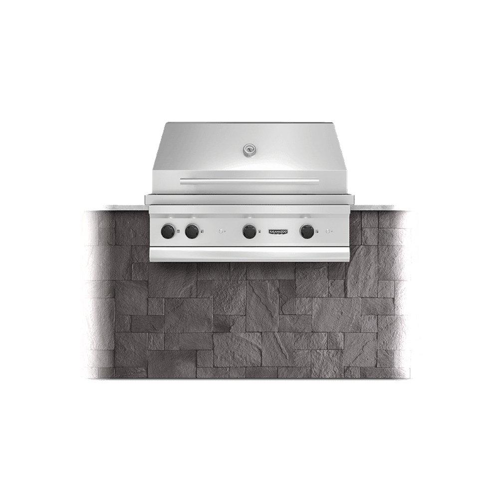 Kalamazoo Outdoor Gourmet 30-1/2 x 29-1/2 in. 72000 BTU 3-Burner Built-In Grill 
