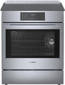 38 x 31-1/2 in. 4.6 cu. ft. 4-Burner Electric Induction Slide-In Range in Stainless Steel