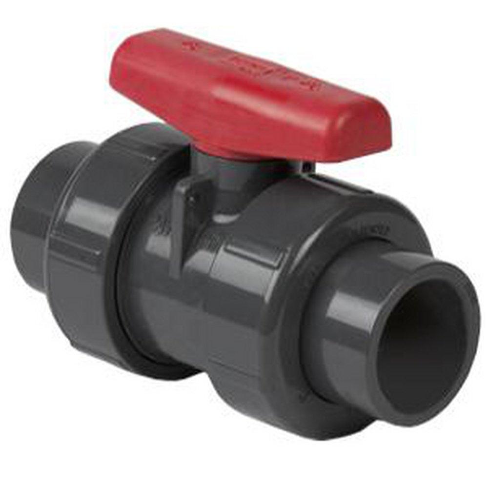 Spears&reg; Manufacturing Company Grey Plastic Full Port Union Socket Weld 150# Ball Valve 