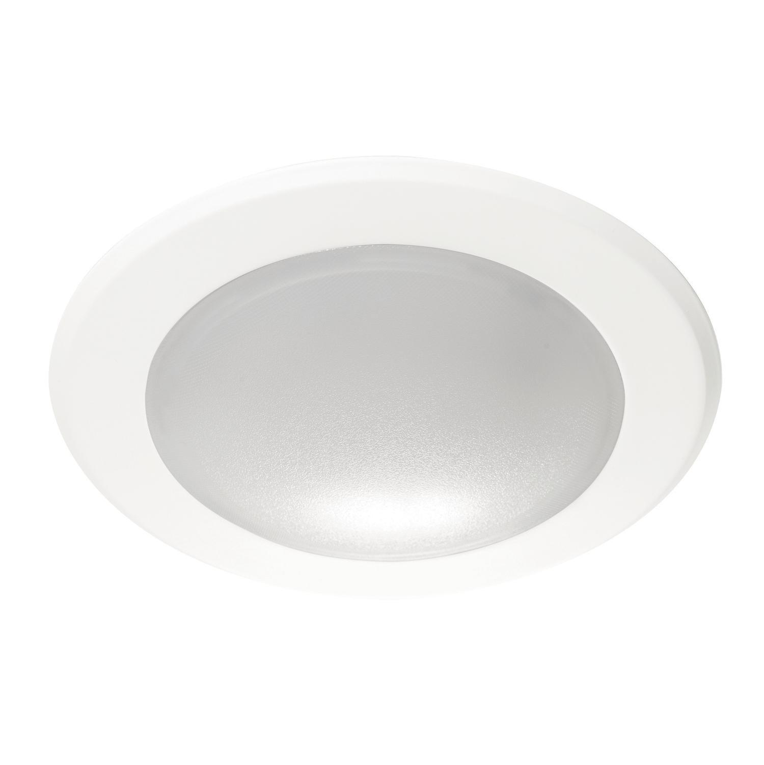 Globalux Lighting White 7-3/10 x 1-13/100 in. 15W LED Recessed Housing & Trim 
