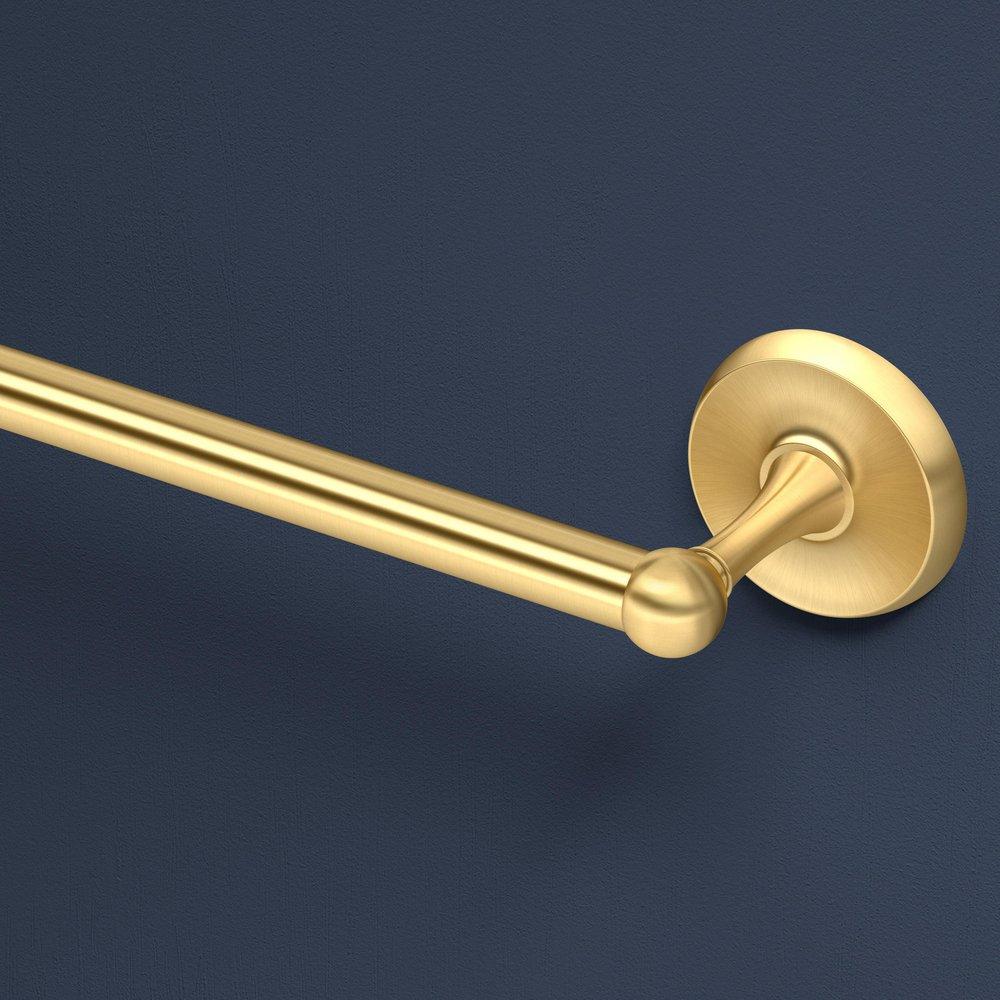 DESIGNER II 24 INCH TOWEL BAR BRUSHED BRASS 