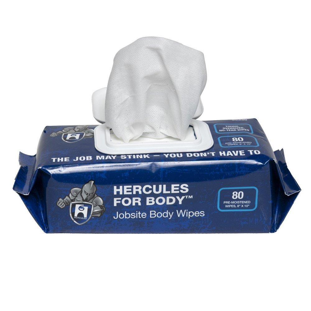 Hercules For Body™ 80 Count Jobsite Body Wipes 