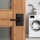 Kwikset Matte Black Passage Lever 