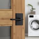 Kwikset Matte Black Passage Lever 