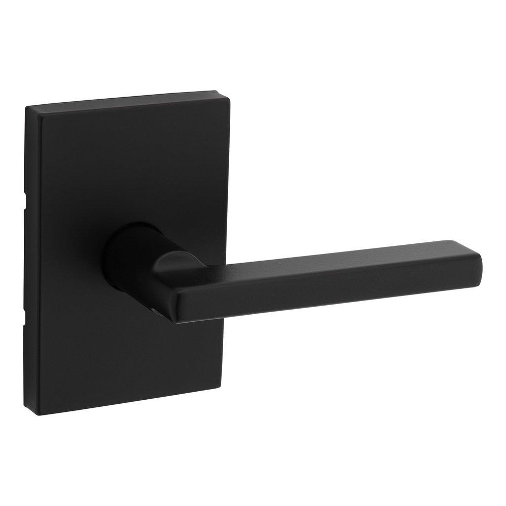 Kwikset Matte Black Passage Lever 