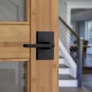 Kwikset Matte Black Keyed Lever 