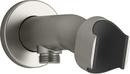 Handshower Holder and Supply Elbow in Vibrant Brushed Nickel
