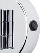Double-Sided Wall Mount Lighted Makeup Mirror in  Chrome 