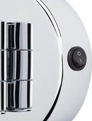 Double-Sided Wall Mount Lighted Makeup Mirror in  Satin Black 